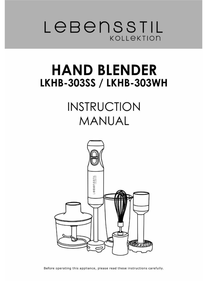 Lebensstil Kollektion LKHB-303SS instruction manual