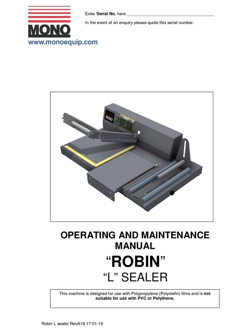 Mono Robin L Operating and maintenance manual
