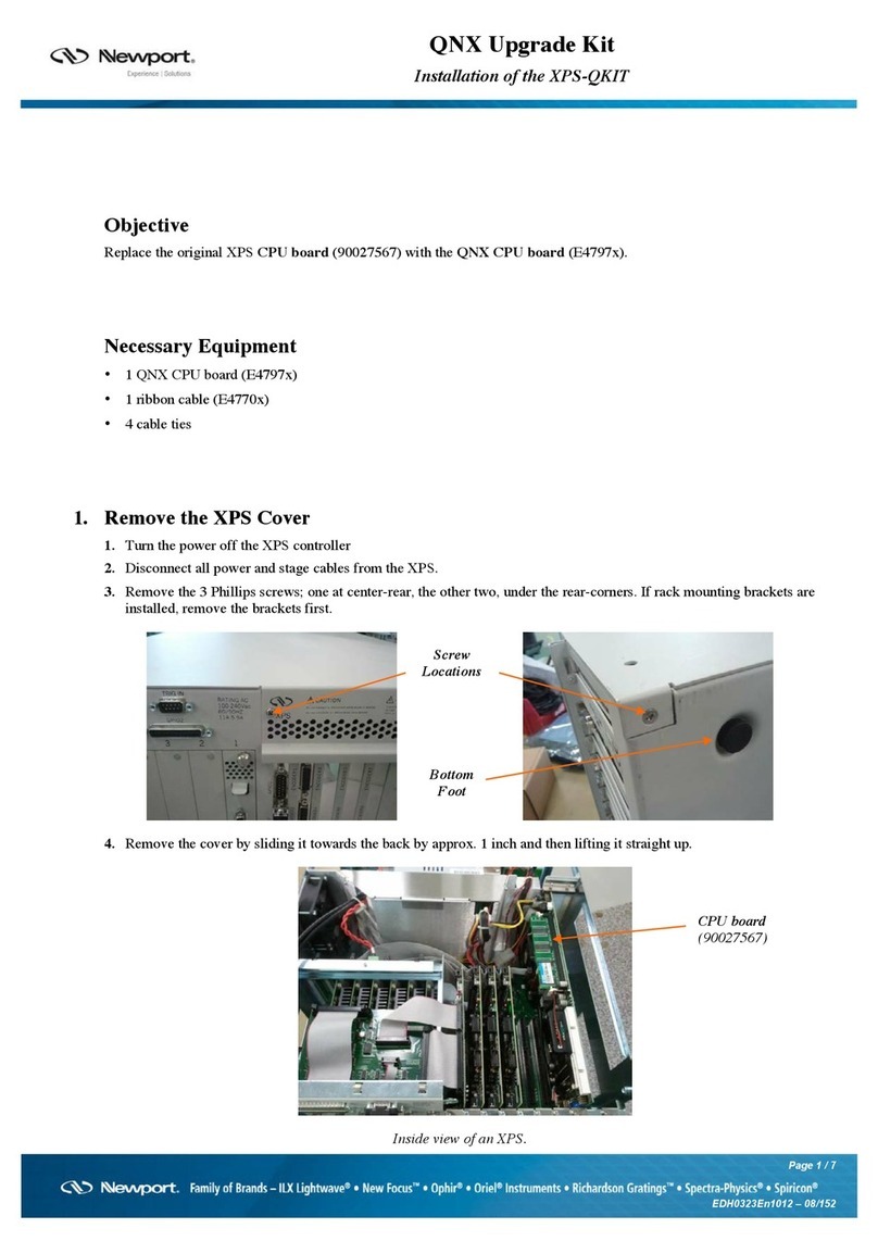 Newport QNX Upgrade Kit installation instructions