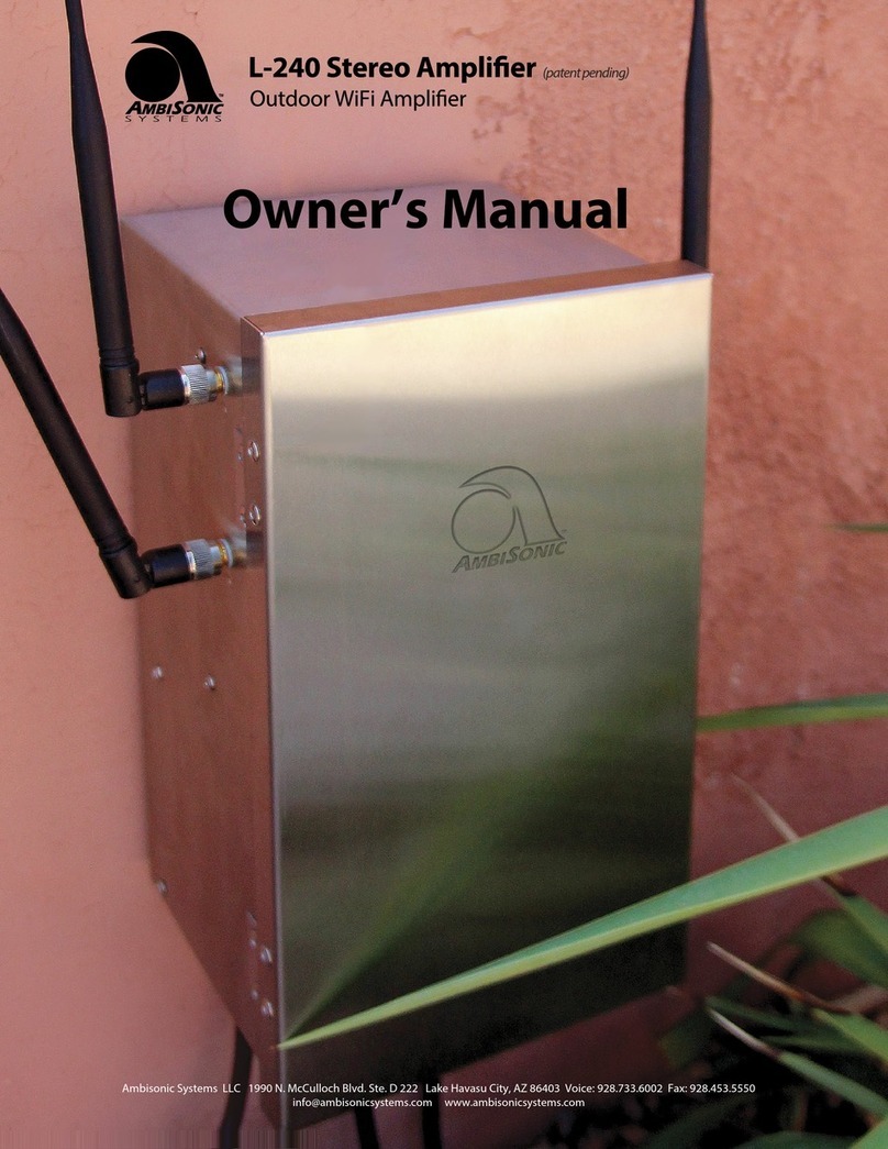 AmbiSonic Systems L-240 owner's manual
