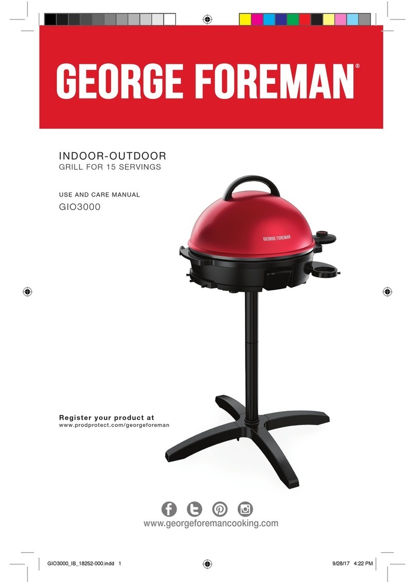 George Foreman GIO3000 User manual