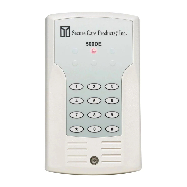Secure Care Advantage 500DE User manual