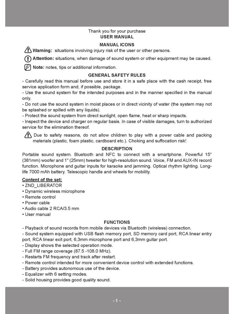 ZND LIBERATOR User manual