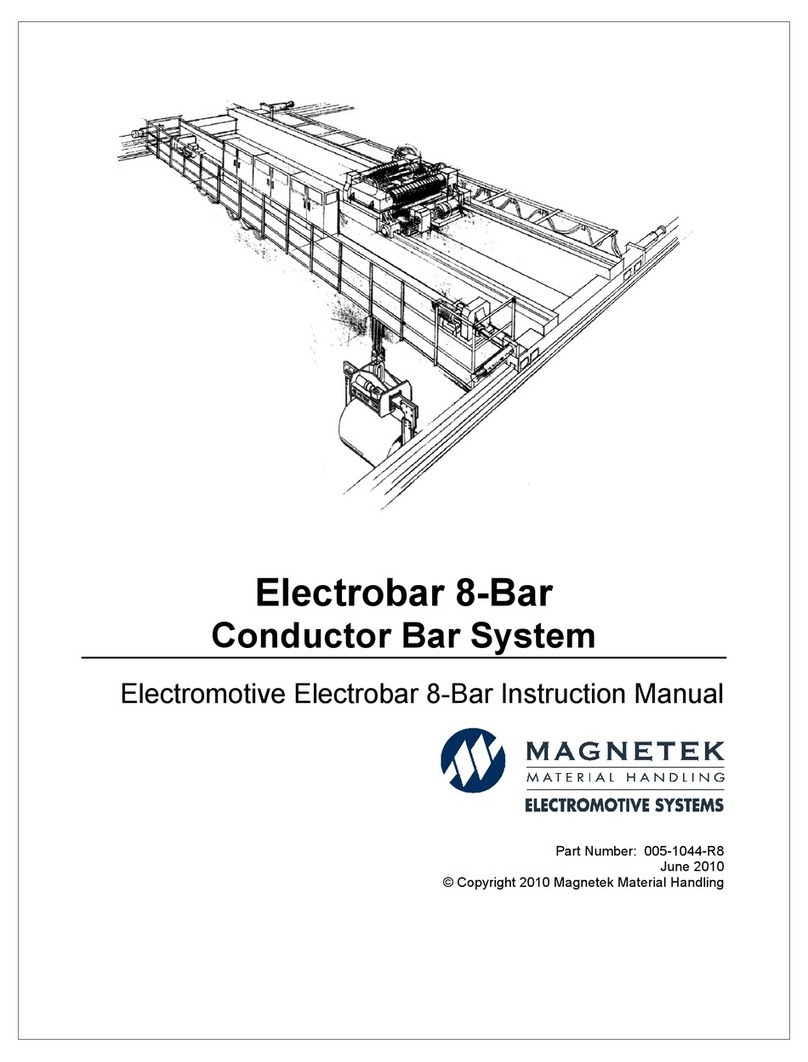 Magnetek Electrobar 8-Bar instruction manual