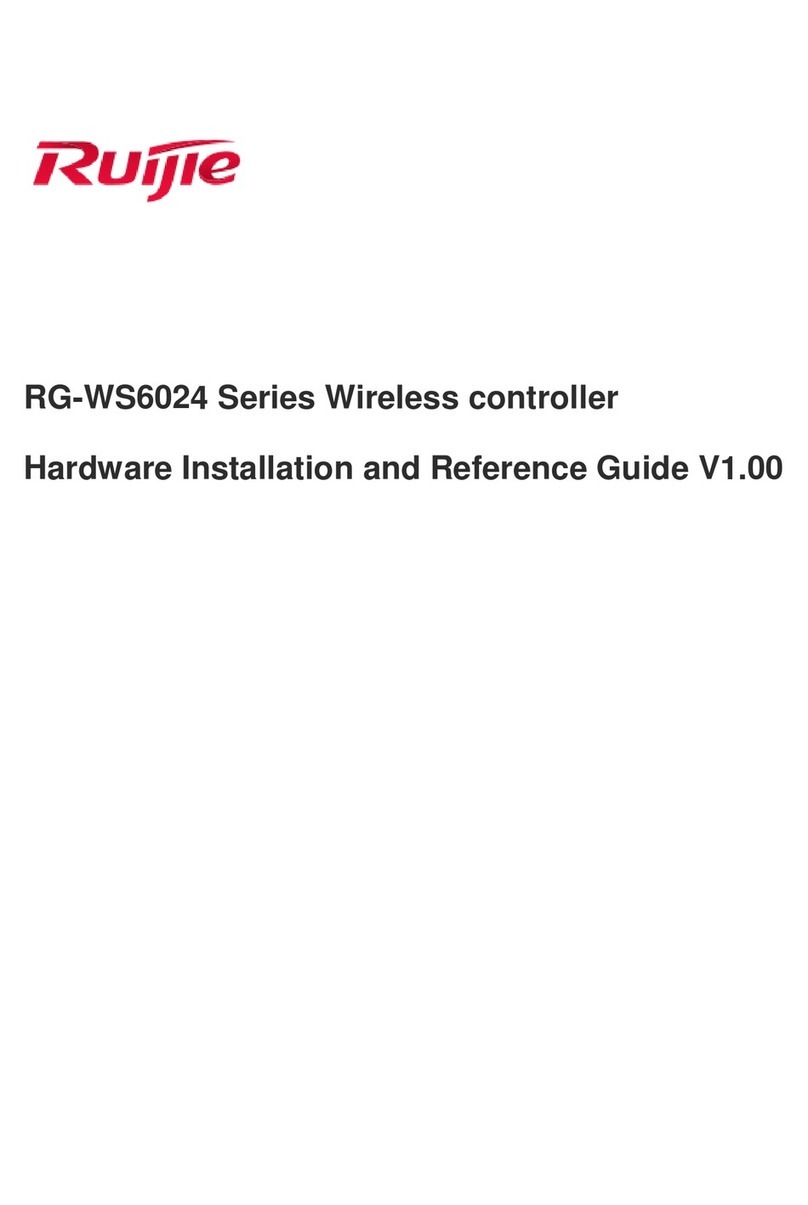Ruijie RG-WS6024 Series Hardware  installation and reference guide