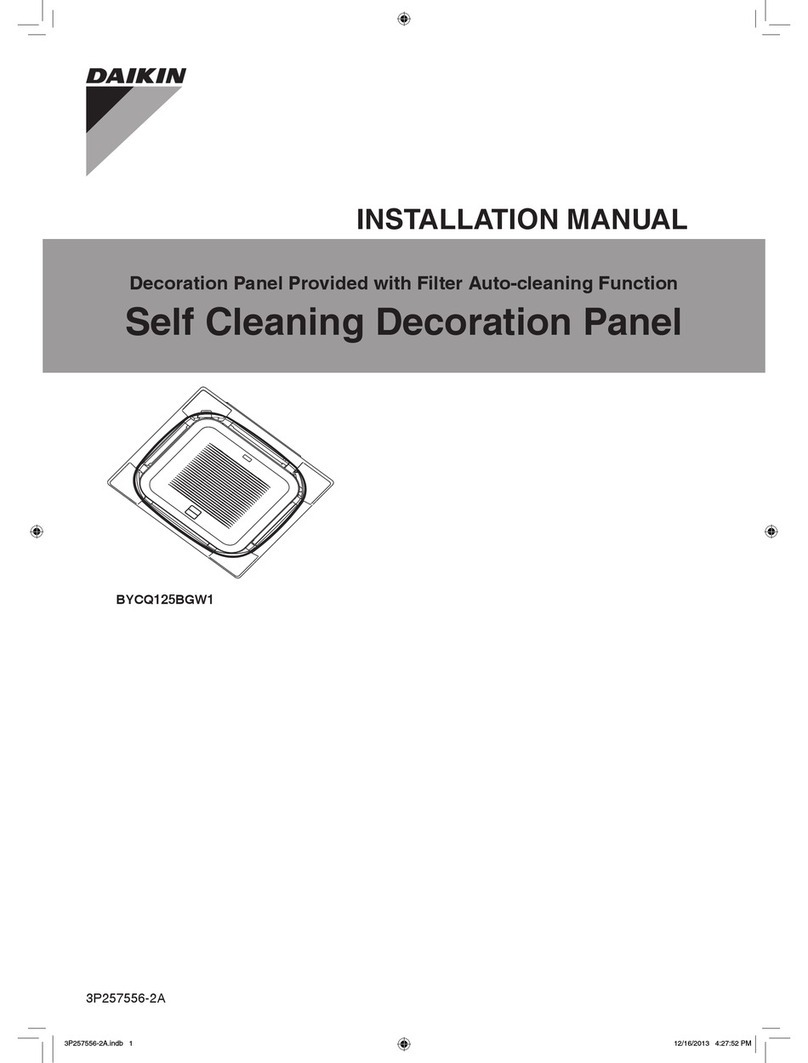 Daikin BYCQ125BGW1 User manual