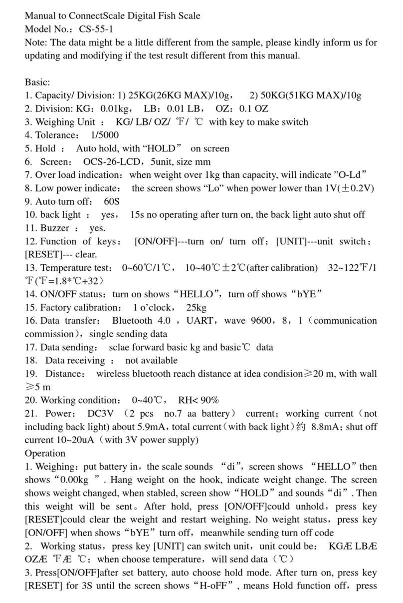 ConnectScale CS-55-1 manual