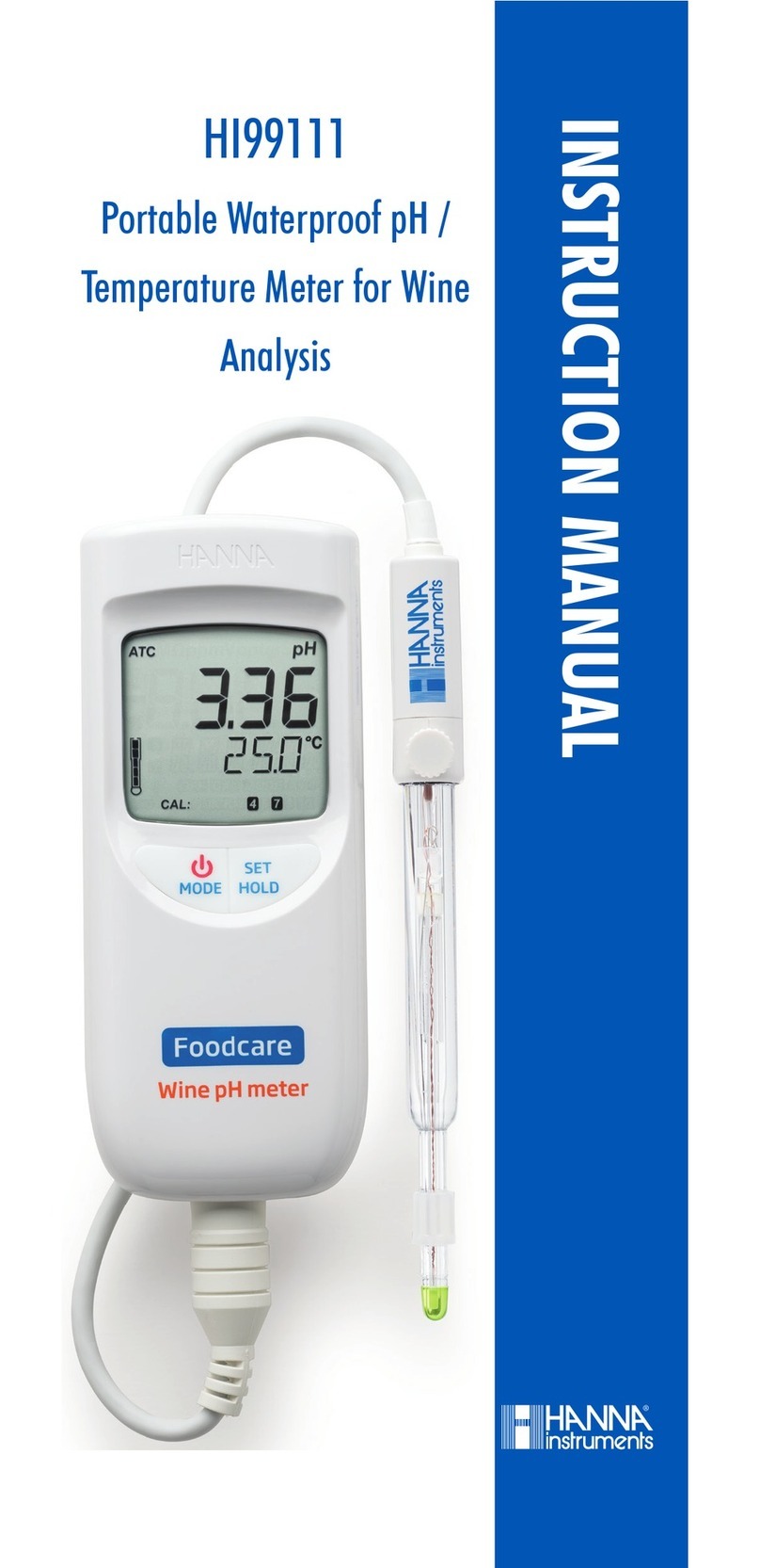 Hanna Instruments HI99111 User manual