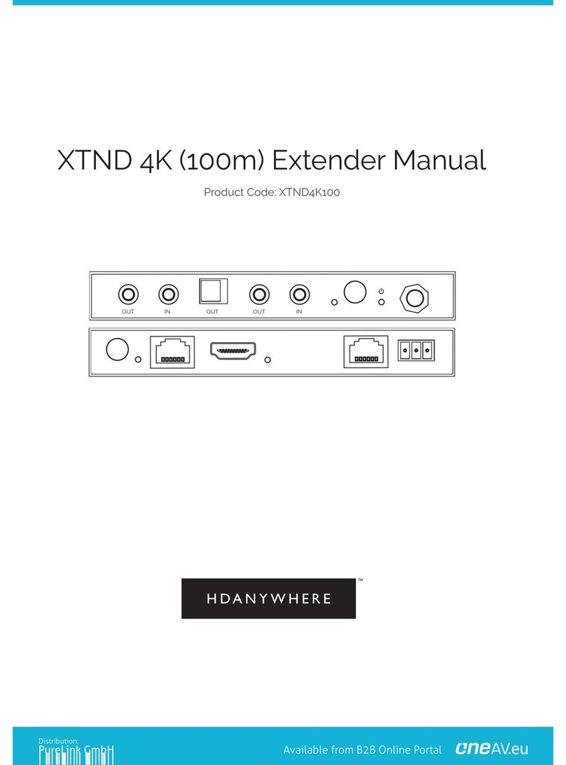 HDanywhere XTND4K100 User manual