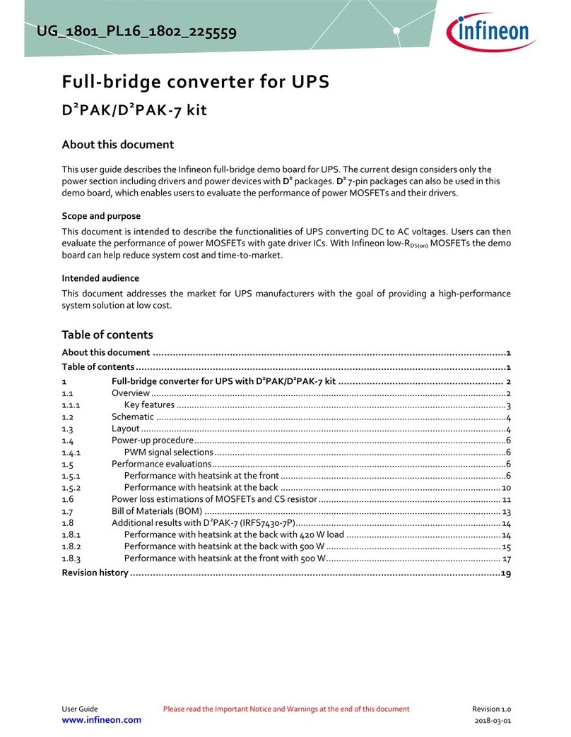 Infineon D2 PAK User manual