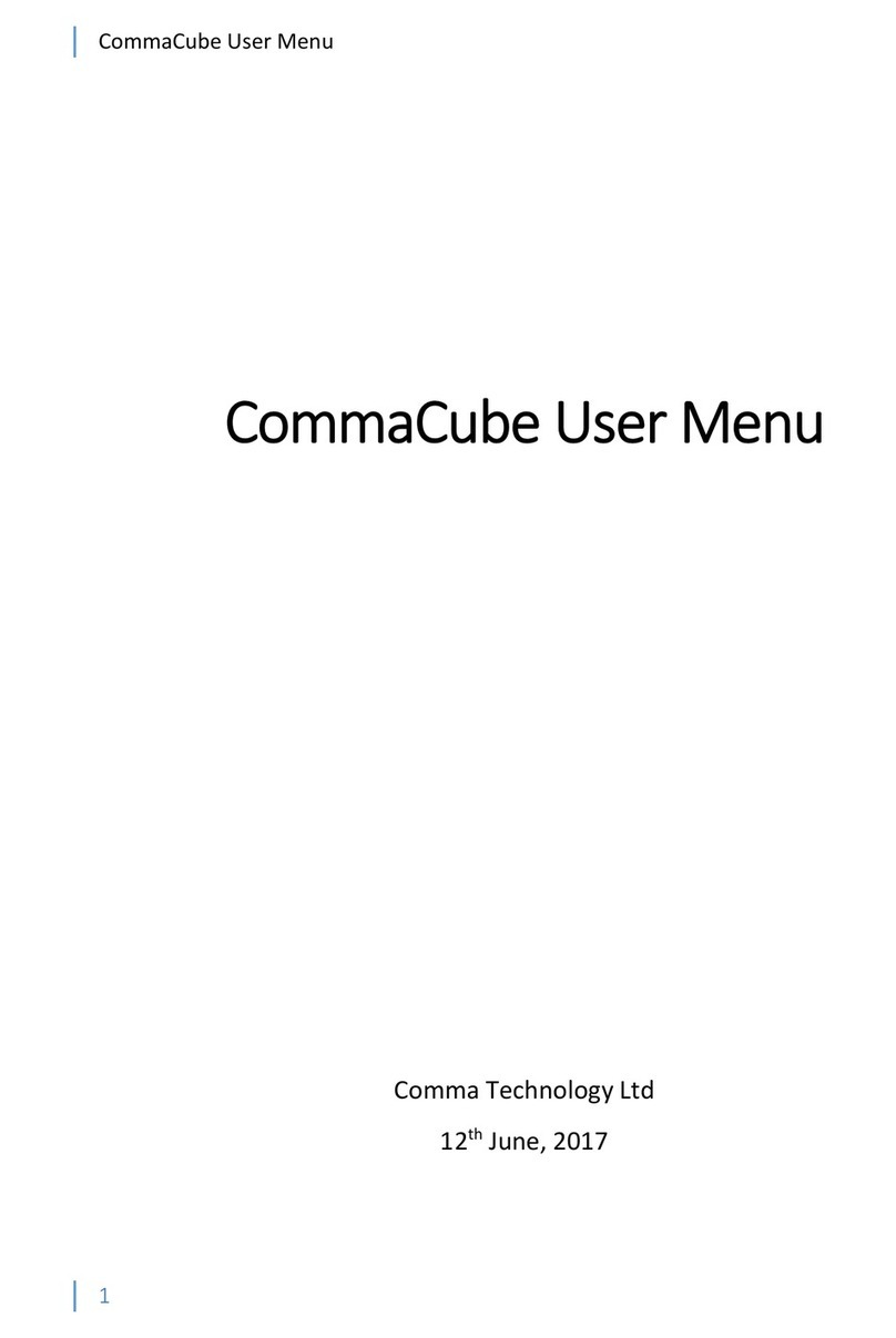 Comma CommaCube user manual