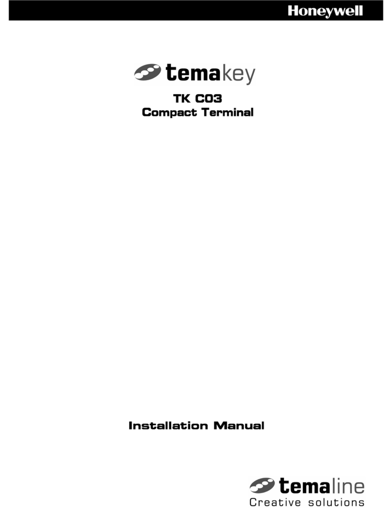 Honeywell TemaKey TK C03 User manual