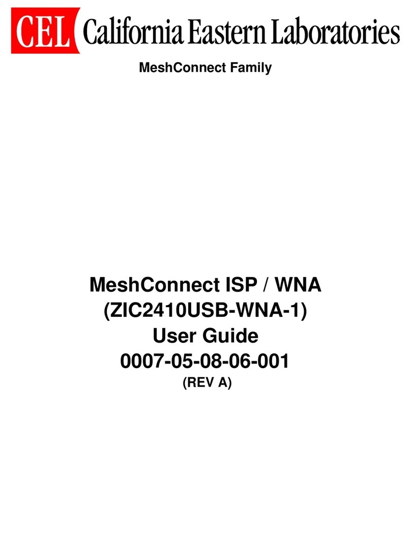 CEL MeshConnect ISP / WNA ZIC2410USB-WNA-1 user guide