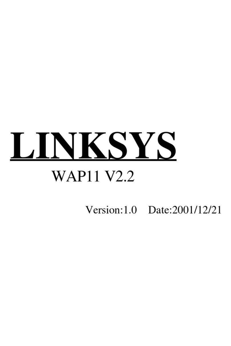 Linksys WAP11 v2.2 User manual Linksys WAP11 v2.2 User manual