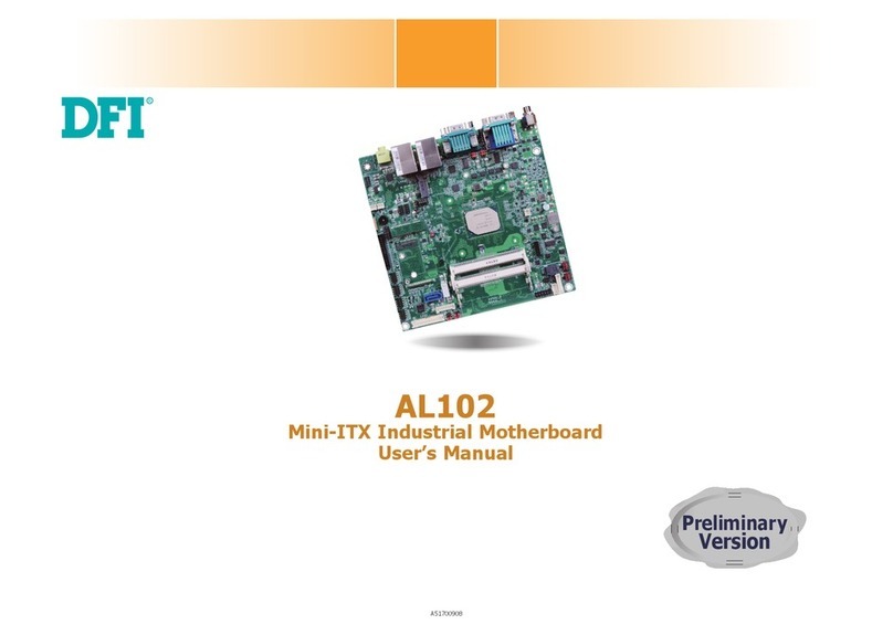 DFI AL102 User manual