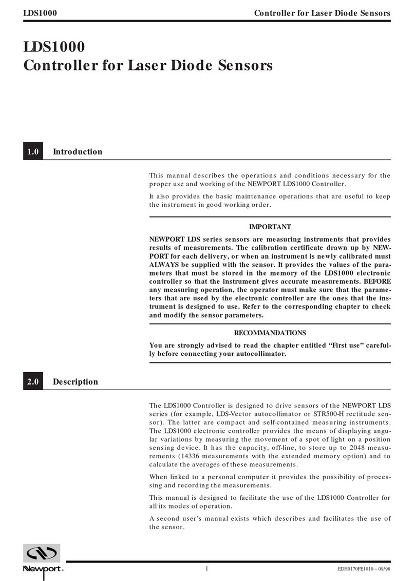 Newport LDS1000 User manual