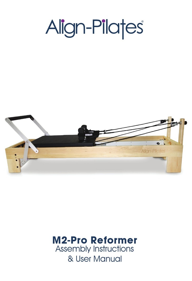 Align-Pilates M2-Pro Reformer Assembly instructions & user manual