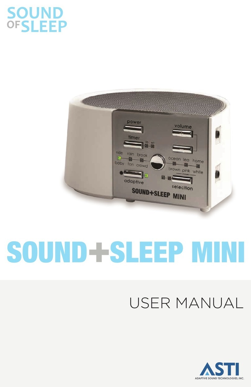 ASTi Sound+Sleep Mini user manual