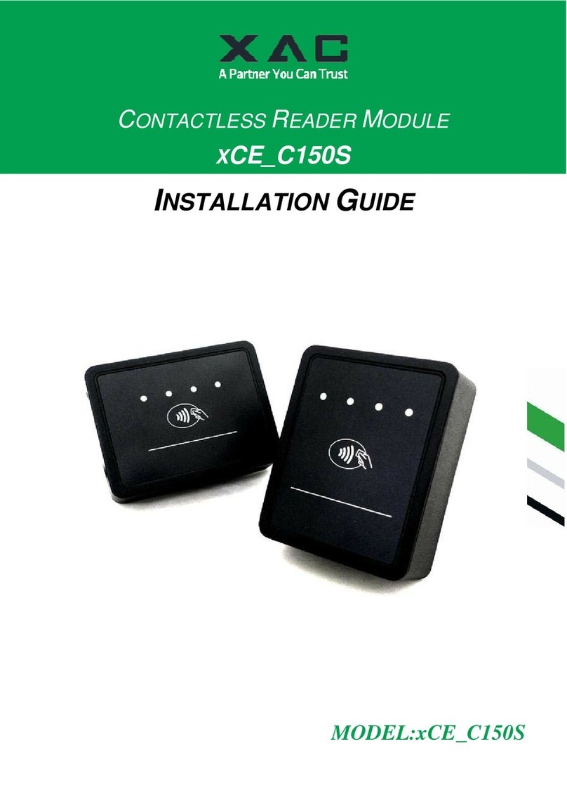 XAC XCE_C150S User manual