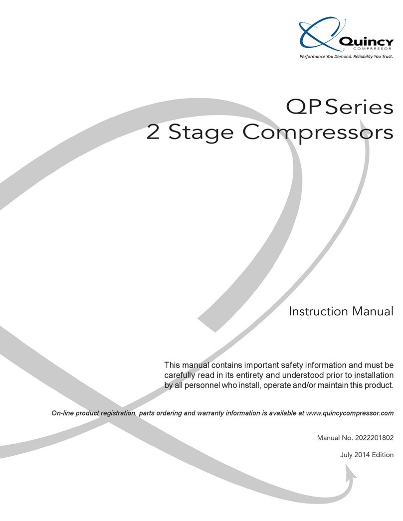 Quincy QP Series instruction manual Quincy QP Series instruction manual