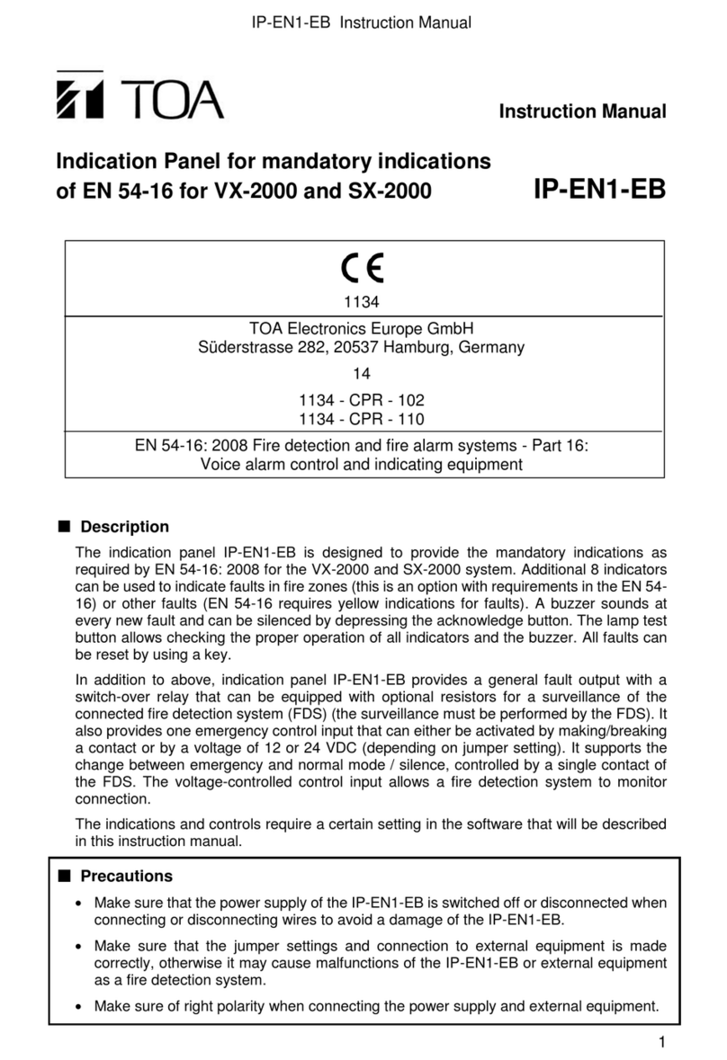 Toa IP-EN1-EB User manual