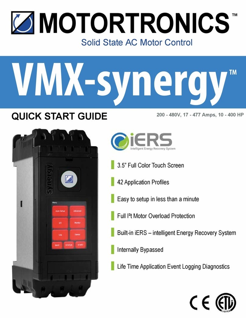 motortronics VMX-synergy series quick start guide