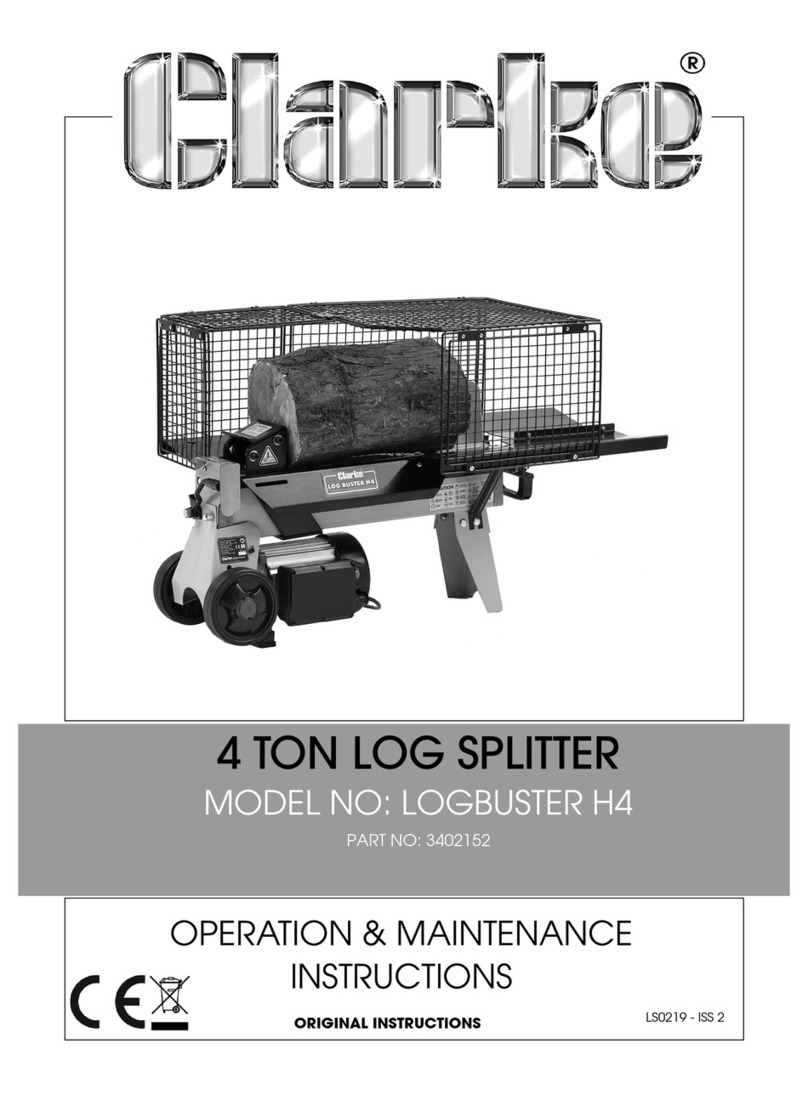 Clarke LOGBUSTER H4 Instruction Manual