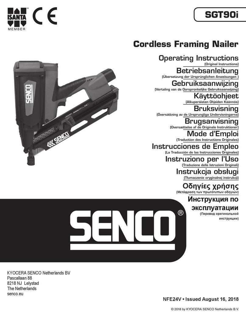 Senco SGT90i User manual Senco SGT90i User manual