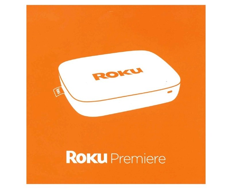 Roku Premiere User manual