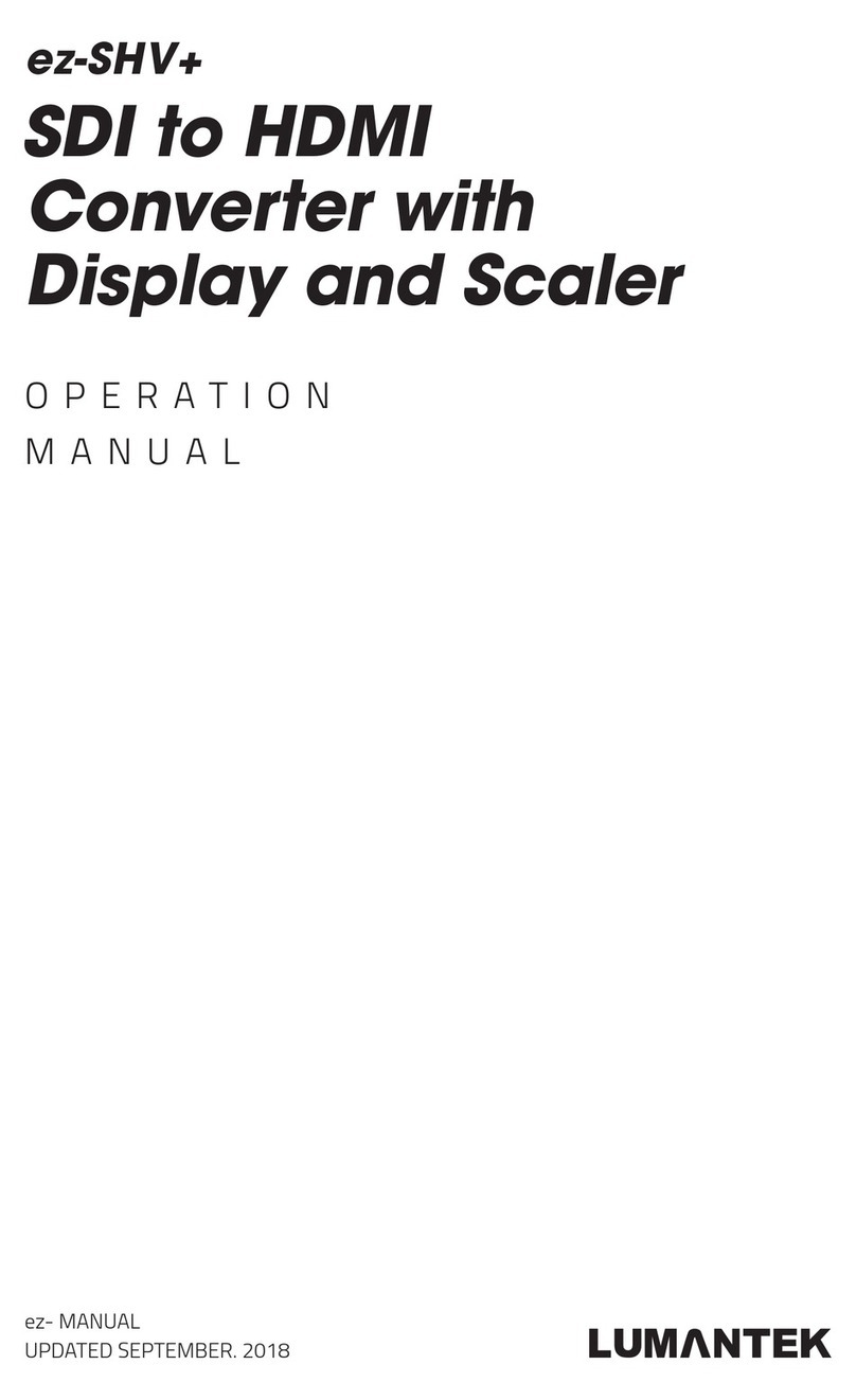 Lumantek ez-SHV+ Operation manual