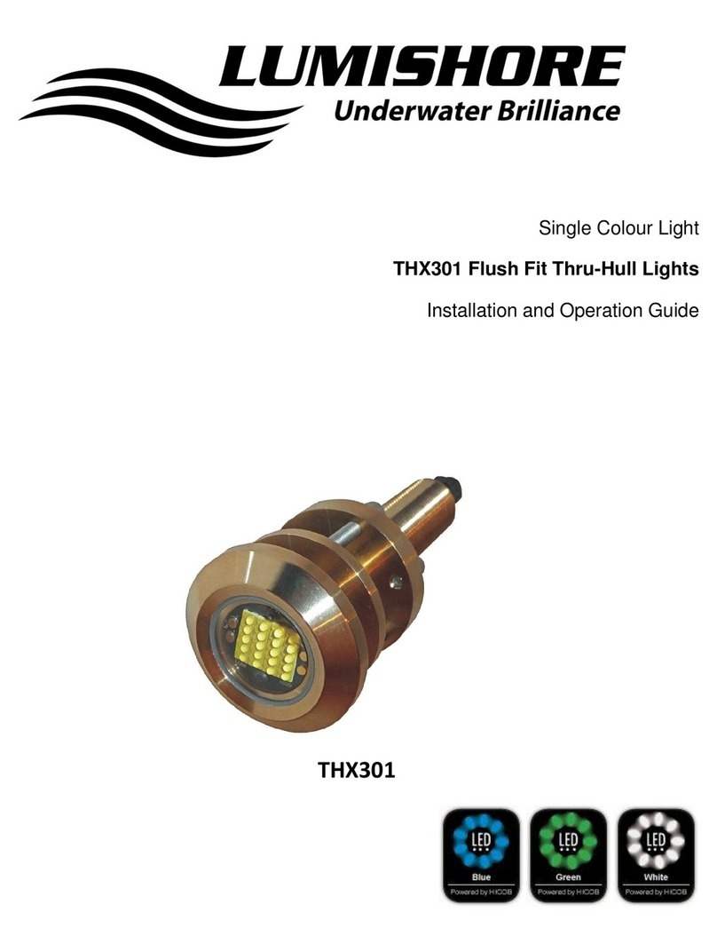 lumishore THX301 Installation and operation guide