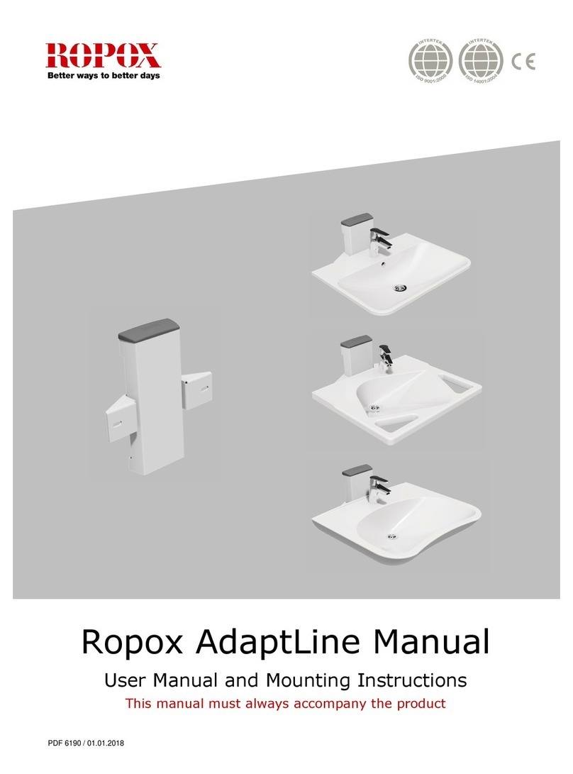 Ropox Ropox AdaptLine Manual Series User Manual and Mounting Instructions