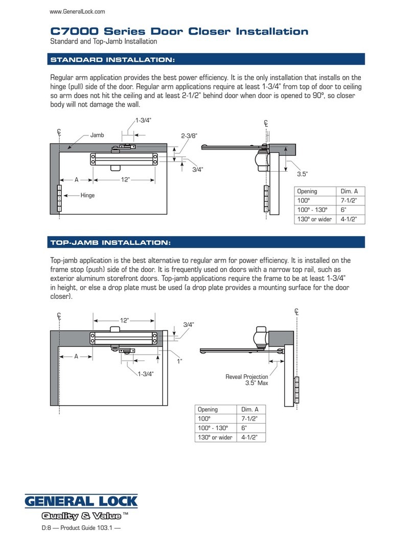 General Lock C7000 Series Installation