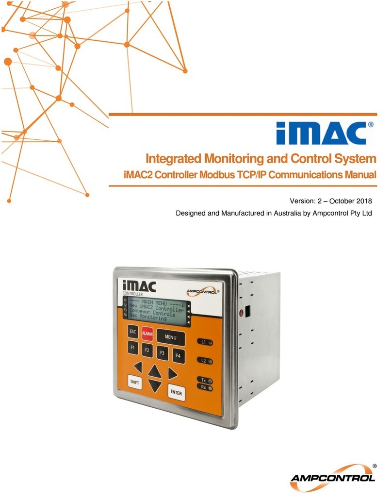 Ampcontrol iMAC2 Communications manual