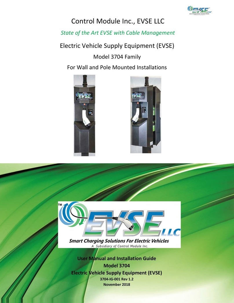 EVSE 3704 Series User manual and installation guide