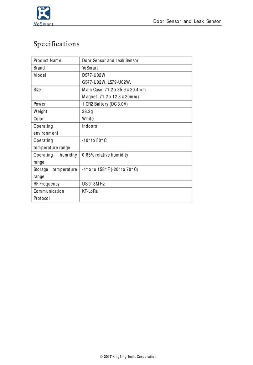 YoSmart DS77-U02W user manual