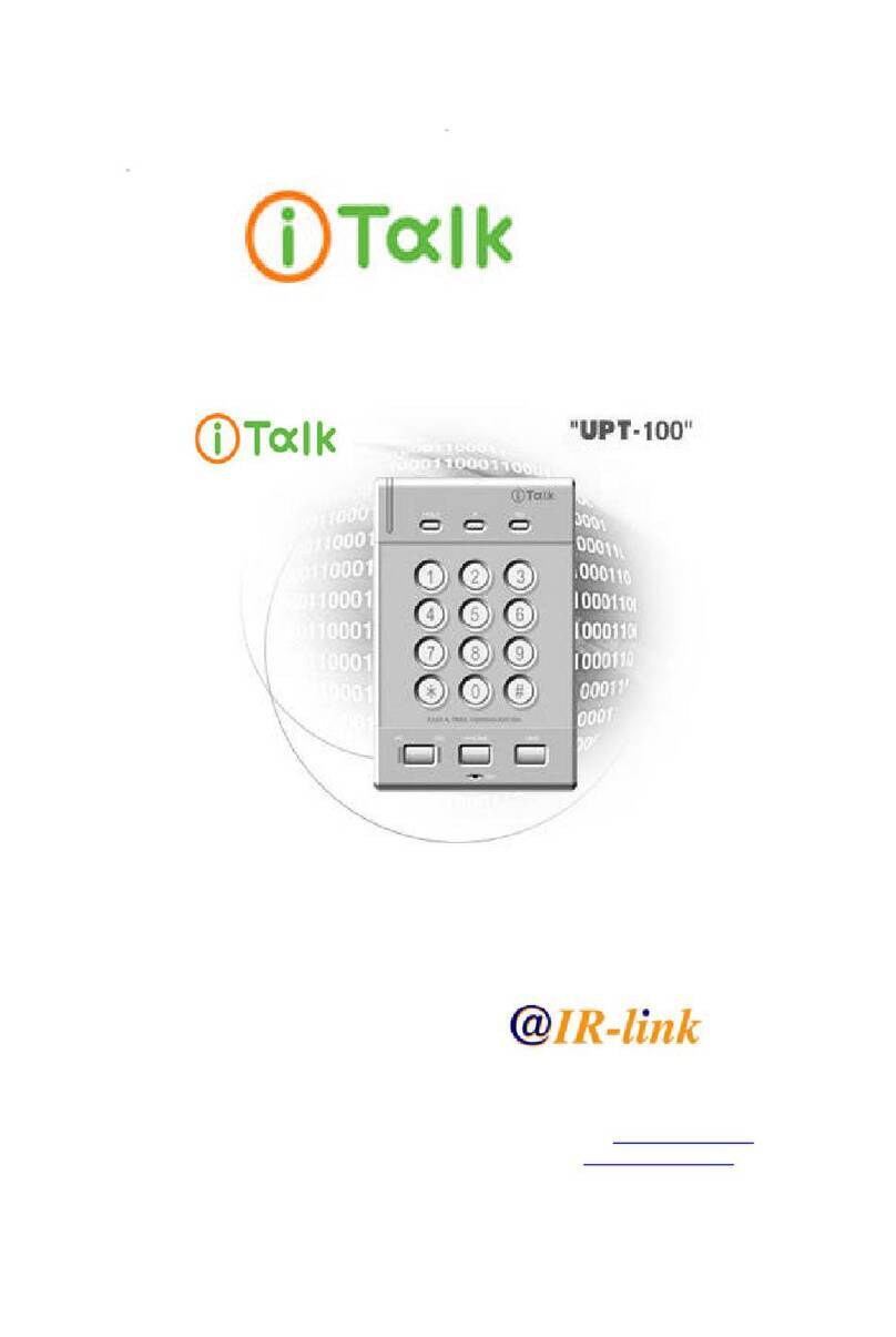IR-Link iTalk UPT-100 user manual