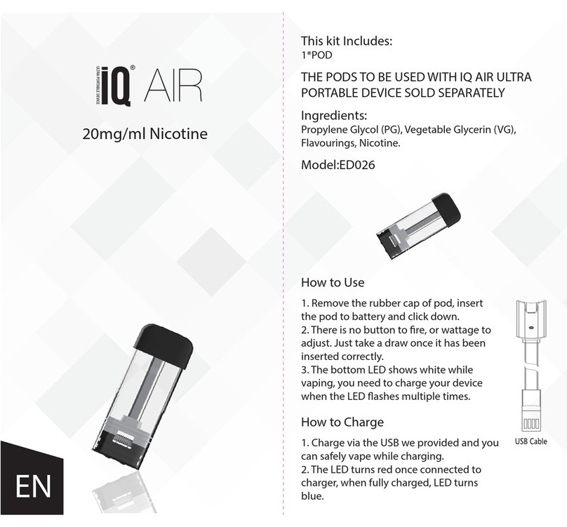 IQ AIR ED026 manual