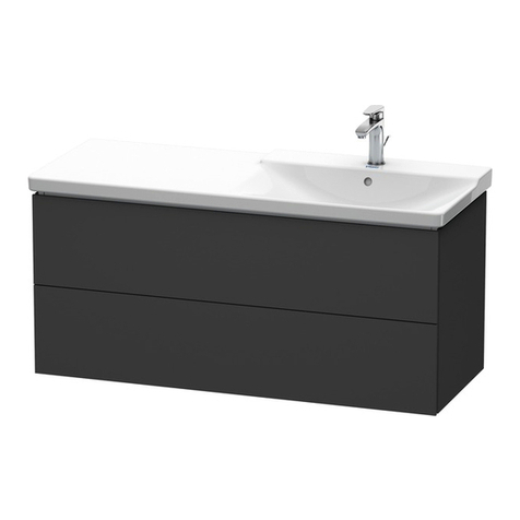 DURAVIT L-Cube LC 6255 User manual