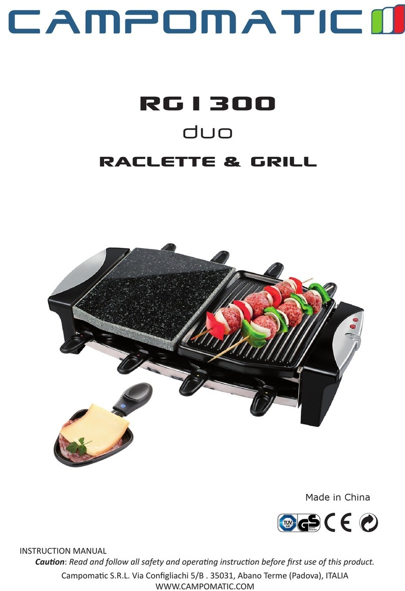 Campomatic RG1300 duo instruction manual