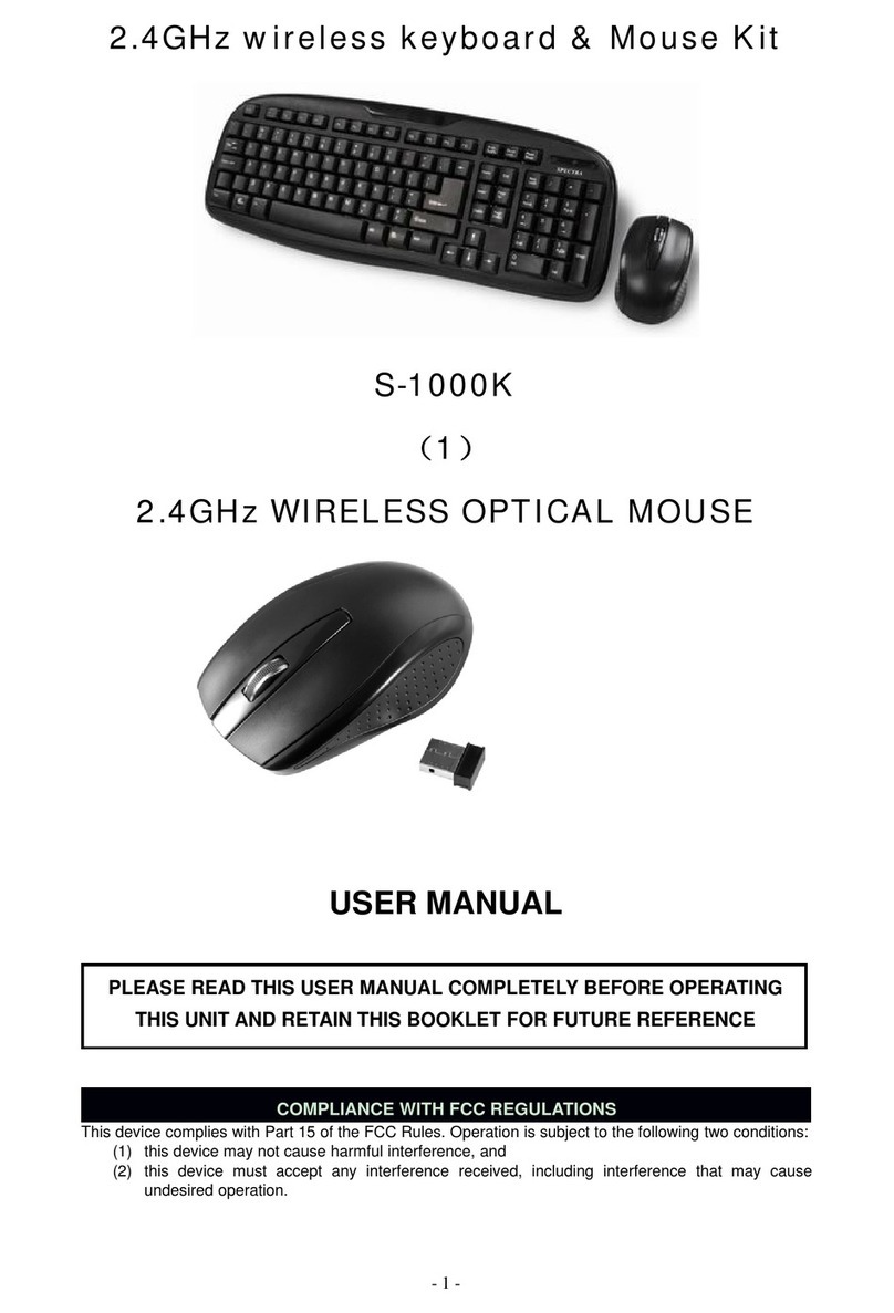 Spectra S-1000K user manual