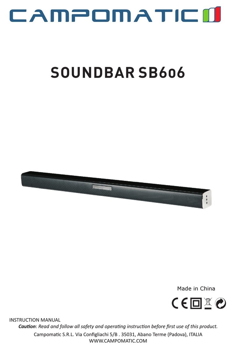 Campomatic SB606 instruction manual