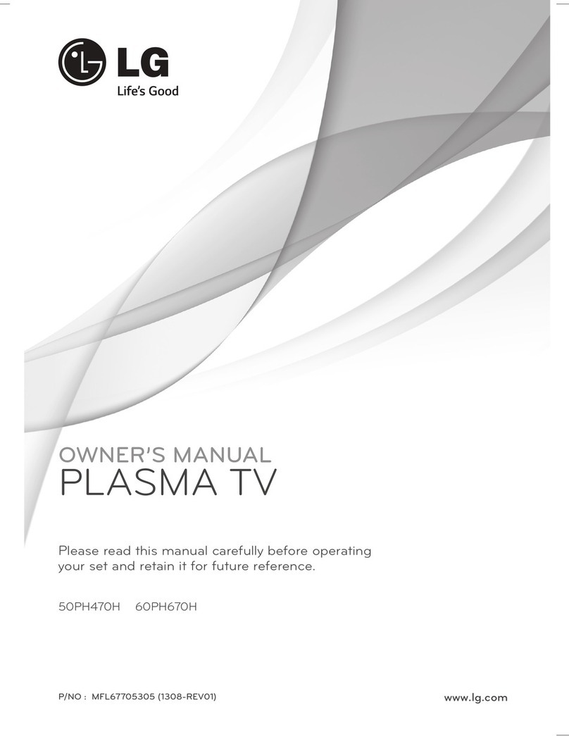 LG 50PH470H User manual