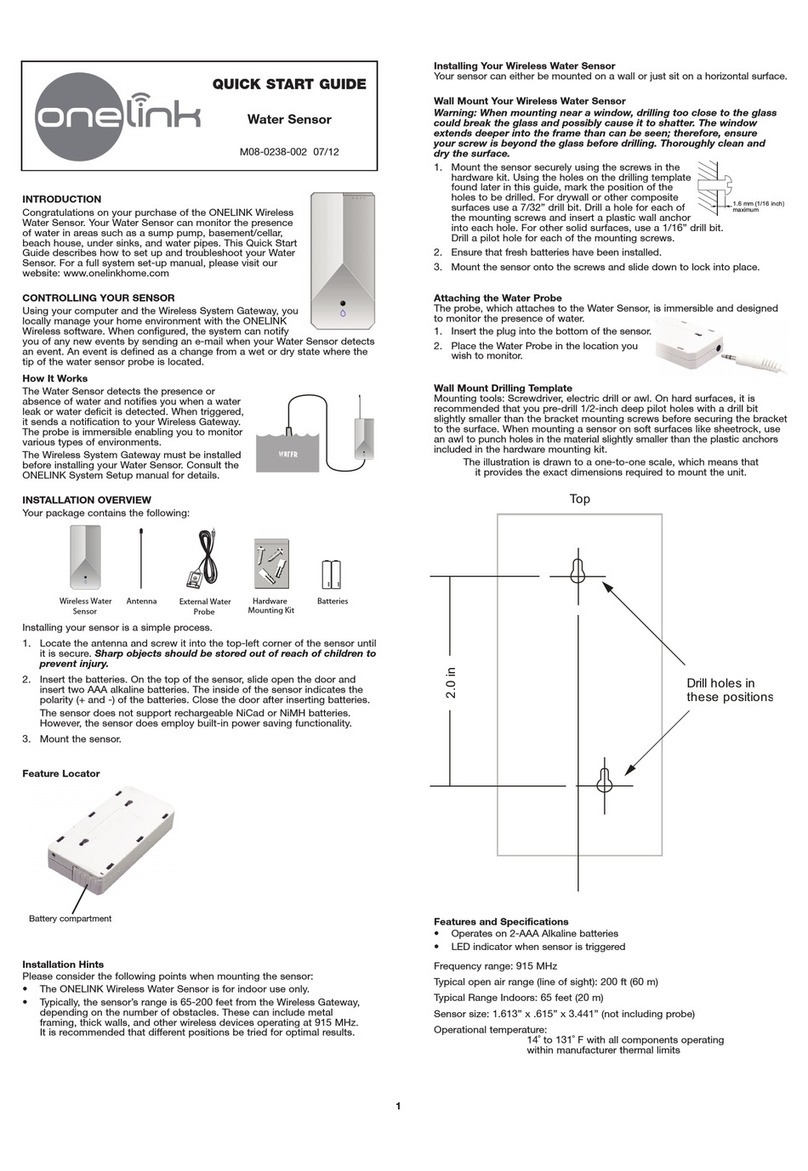 Onelink M08-0238-002 User manual