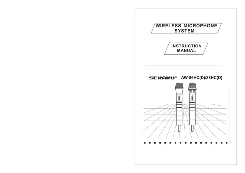Sekaku AW-86HC instruction manual