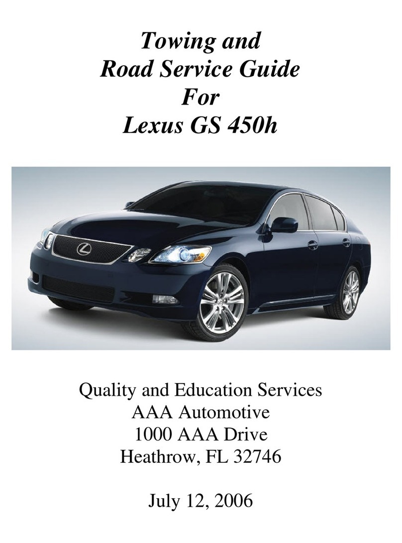 Lexus GS 450h 2006 User manual