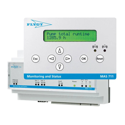 FLYGT MAS 711 Installation and operation