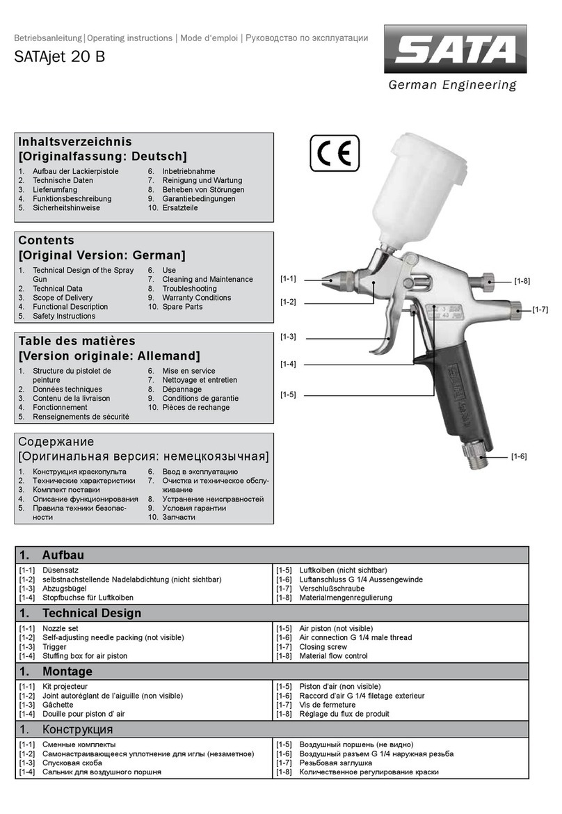 SATA jet 20 B operating instructions