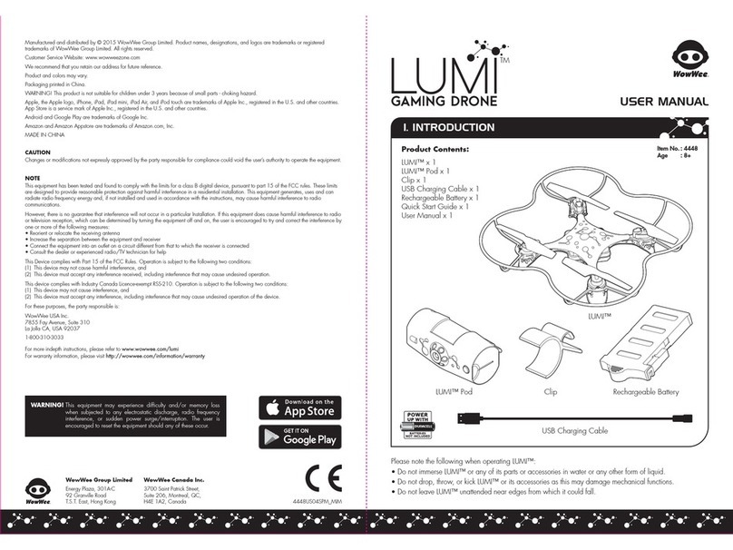 WowWee LUMI quick start guide