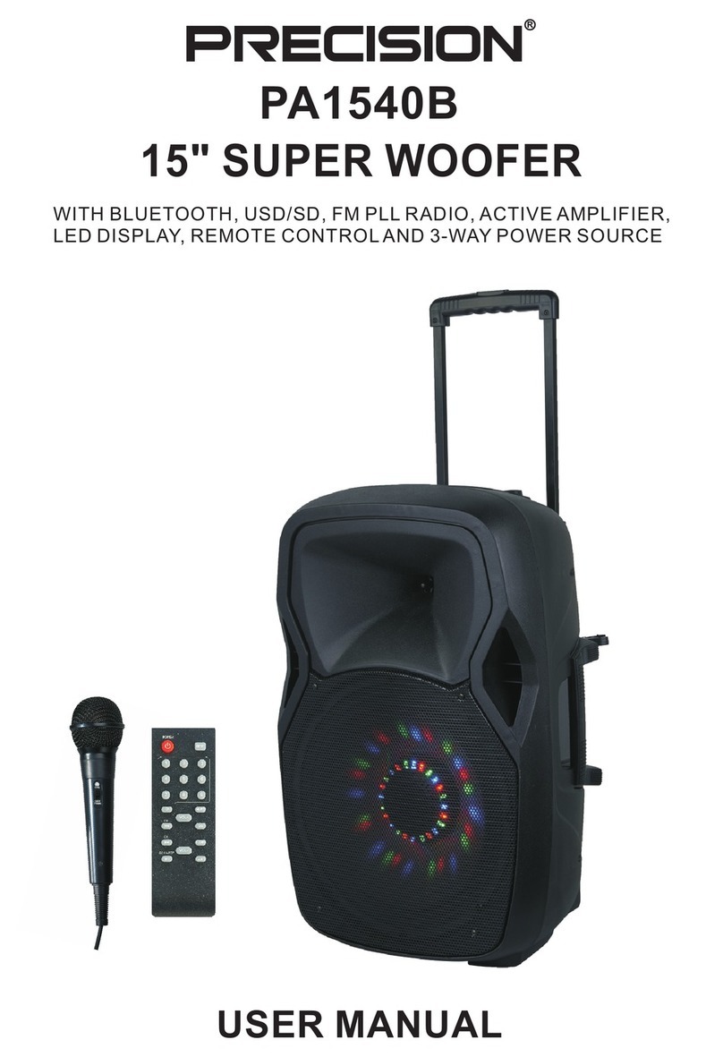 Precision PA1540B User manual